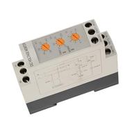 lyrlody DC Over Voltage and Under Voltage Protection Relay DVRD DC Protector Overvoltage Undervoltage Relay 12V 24V 36V 48V with Adjustable Delay DIN Rail for Battery UPS (DC24V)