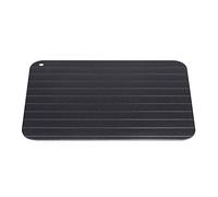 lyrlody Defrosting Tray, Thaw Board Plate Easy Thaw Board Defrosts Frozen Foods Faster, Defrosting Mat Natural Thawing for Meat and Frozen Foods 23 * 16.5 * 0.2cm