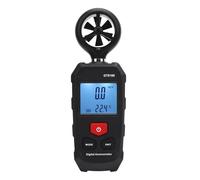 lyrlody Digital Anemometer Wind Speed Meter Gauge with LCD Display Temperature Humidity Sensor for Outdoor Sailing Drone Flying Kite Windsurfing