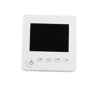 lyrlody Digital Thermostat Room Thermostat, Room Thermostat Programmable with LCD Touch Display 5+2 Programming 0-50 ° C, for Heating Systems Wall Assembly (E-1)
