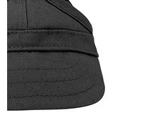 lyrlody Dog Cap Pet Hat Pet Baseball Cap Adjustable Canvas Sunbonnet Outdoor Sport Hat Breathable Bared Ears UV Protection with Brim Buckle for Dogs and Cats (S)