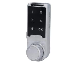 lyrlody Electronic Cabinet Lock ABS Zinc Alloy Digital Touch Keypad Lock with 1 to 15 Digit Password Light Sound Alert Public Mode for Lockers Drawers Gyms (L20)
