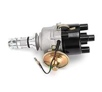 lyrlody Electronic Ignition Distributor Metal and ABS Electronic Distributor Replacement with Pre Installed Pickup and Molded Rotor Arm for Lucas 45D 4 Cylinder British Cars