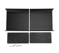 lyrlody Electronic Junction Box Aluminum Junction Box 80x160x170mm Thickness 1.25-1.5mm, Electronics Project Enclosure, Heat Dissipation, Matte Black, with Split Structure, for Heat