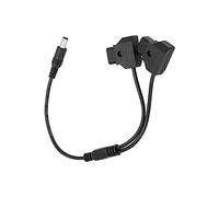 lyrlody Female to Double D-TAP Cable, Monitor Power Cable Good Conductive Effect for Fill Light for Monitor