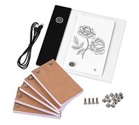 lyrlody Flip Book Kit, Light Pad with 5 Flipbooks, Dynamic Animation for Artists, Designers, Children, USB Powered, Uniform Light LED, Touch