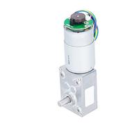 lyrlody Gear Motor, Copper Zinc Alloy Gear Motor with Encoder 5840 555, Self Locking High Torsion Speed Reduction, 8mm D Shaft for Automation Control Industrial Drives (12RPM DC12V)