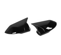 lyrlody Gloss Black Mirror Covers ABS Side Mirror Caps Replacement for Elantra CN7 2021 2022 2023 Adhesive Install Heat Resistant Exterior Upgrade for Daily Driving