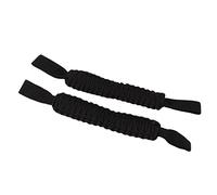 lyrlody Headrest Grab Handle, Nonslip Paracord Grip, Universal Roll Bar Handle, 29.6cm for SUVs ATVs UTVs (Black)