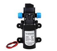 lyrlody High Pressure,12V 115Psi Pumping Head 50M 5L/min 60W Automatic Diaphragm Self Priming for Garden Sprinklers Doors Clean Water Taps Boat Caravan Motor