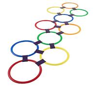 lyrlody Hopscotch Toys, Plastic Teaching Aids for Kids, 20 Piece Educational Set for Sensory Training Outdoors (lyrlody2GG-4)