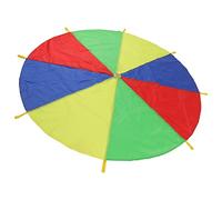 lyrlody Kids Play Parachute, Polyester Fabric, Encourages Teamwork and Coordination, 1.9M for Group Games and Outdoor Fun
