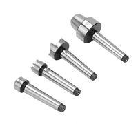 lyrlody Lathe Center Set, Easy Spindle Turning, Tailstock Compatibility, Smooth Operation, Made From Steel, Versatile Use for Wood and Metalworking Lathes, Turning Support with Smooth (MT1)
