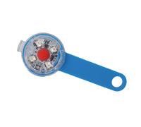 lyrlody LED Dog Collar Light, USB Rechargeable IPX7 Waterproof Pendant, 3 Light Modes for Night Safety Walking Running Cycling (Blue)