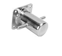 lyrlody Marine Bollard Cleats Stainless Steel Single Mooring Bitt 316 Stainless Steel High Strength Design for Kayak Boat Dock (90MM)