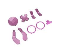 lyrlody Metal Thumbsticks for Series 2, Electroplated Stainless Steel | Magnetic Swappable Joystick Heads, Textured Anti-Slip Grip, DIY Button Mapping Kit, Replacement Paddles & D-Pad