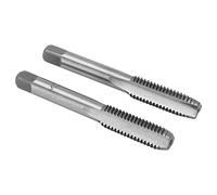 lyrlody Metric Machine Tap, High Speed Steel, 2Pcs Set, Hand Thread Tool for Re-Threading and Smoothing Applications (M10*1.5)