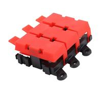 lyrlody MIDI AMI Fuse Holder, Rubber Outer Cap, 3 Way Distribution Module, 400A for Cars Boats RVs Solar Systems and Sound Amplifiers