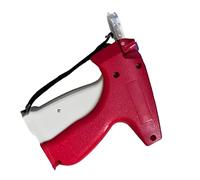 lyrlody Mini Sewing Device Clothing Repair Tool Micro Stapler with Steel Needle and Button Fastener for Travel Household and Emergency Repairs (Red)