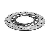 lyrlody Motorcycle Brake Disc, Iron Material, Universal Fit, Perfect Heat Dissipation, 240mm Diameter for Motorcycles (Round Hole)