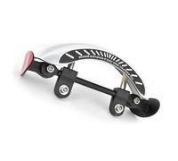 lyrlody Motorcycle Rearview Mirror, Chromed Ultra Wide Angle Design, HD Convex Vision, Fits Universal Models Like and