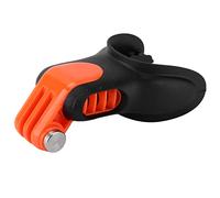 lyrlody Mouth Mount, Ergonomic Surfing Bite Holder for Action Camera, with Float and Detachable Lanyard for Water Sports