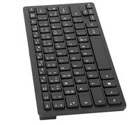lyrlody PC Computer Keyboard, Easy to Use, Strong Compatibility, Portable Design, Ergonomic 78 Keys PC Computer Keyboard with Abs Material, for Notebook General (German QWETZ Layout)