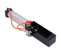 lyrlody Pneumatic Can Crusher, Heavy Duty Steel Cylinder Press with Safety Mechanical Valve for 12 16 Ounce Aluminum Cans Recycling