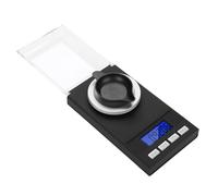lyrlody Pocket Scale Mini Gem Scale Jewelry Diamond 0.001g Digital Display 6 Units Tare Calibration Pieces Counting Auto Off with Windshield for Jewelry Gold Gems Herbs (100g)