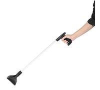 lyrlody Pooper Scoopers,Long Pole Pet Dog Cat Pooper Scoopers Light Weight Metal Poop Scooper Dog Poop Scoop Dirt Picker Dog Waste Easy Pickup Tool with Long Reach Handle Balck