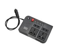 lyrlody Power Inverter 12V Car Converter ABS Shell Modified Sine Wave 600W for Devices Travel Outdoor Use