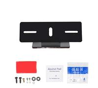 Lyrlody Radio Mic Mount for IC-2730E IC2720 FT7900R FT8900 FTM-400XDR FTM-100DR, Metal Adhesive Hook, No Drill Secure Holder with Sticker Screws