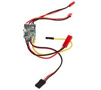 lyrlody RC Brush Motor Controller, Bidirectional Speed Controller 5A 2s/3s LiPo with Splash Water Design, Replacement for 130 and 180 Brush Motors