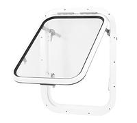 lyrlody RV Window, Aluminum Alloy Frame, Push Out Window, 655x505mm for and Yacht (Without Fixed Frame)