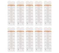 lyrlody Schirmer Test Strips 10pcs Fluorescein Marking Line | Tear Secretion Test, Paper Material, Graduated Reading, Dry Eye Screening, Independent Packaging, Clinical Use