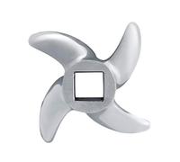 lyrlody Stainless Steel Meat Grinder Blade,Knife Cutter Replacement for Grinders,Mincer Knife Blade Cutter for Grinder or Mincer,Minces Meat,Fruits,Vegetables(32#)