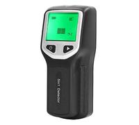 lyrlody Stud Finder Wall Scanner Stud Detector Sensor 5 in 1 Electronic Wall Scanner with LCD Display Audio Alarm for Wood Metal AC Wire Detection (Silver)