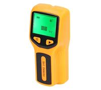 lyrlody Stud Finder Wall Scanner Stud Detector Sensor 5 in 1 Electronic Wall Scanner with LCD Display Audio Alarm for Wood Metal AC Wire Detection (Yellow)