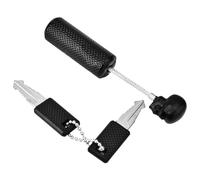 lyrlody Suitcase Lock Skull Padlock Skull Style Lock Design TSA Cable Customs Password Zinc Alloy Relockable with Braided Steel Cable for Suitcases Backpacks Wallet (Black)