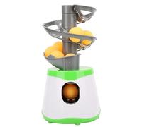 lyrlody Table Tennis Robot Pong Ball Launcher Portable Table Tennis Trainer Automatic Launcher ABS Body Smooth Ball Exit with 10 Balls for Beginners and Pong Lovers
