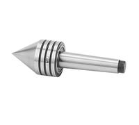 lyrlody Tailstock Live Center, HSS 60 Degree Tool for MT2 Lathes with Smooth Rotation and Reliable Performance for Woodworking and Metalworking