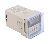 lyrlody Time Relay Plastic Timer Relay JDM48 11 Terminals 0.01s to Setting Count Up Down Power Off Memory for Industrial Automation Control Equipment (AC380V)