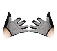 lyrlody Touchscreen Bike Gloves SBR Padded Palm Cycling Gloves Anti Slip Silicone Grip Breathable Fingerless for Men Women Road Mountain Commuting (L)
