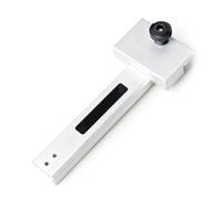lyrlody Track Saw Guide Square Aluminum Alloy Right Angle Track Saw Square 90 Degree Rail Alignment T Slot Mount Flip Left or Right for Woodworking