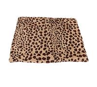 lyrlody USB Heating Pad Cloth Pet Heating Pad 37 X 47cm 3 Temperature Settings 5V 2A 9W Washable Foldable for Cats Dogs Indoor Crate Bed Sofa Rest Use (Leopard Print)