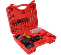 lyrlody Vacuum Pump, Brass and ABS Portable Hand Held Brake Bleeder Tester Set with Pressure Gauge for Vehicle Maintenance