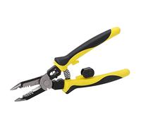 lyrlody Wire Stripper, High Carbon Steel Wire Stripping Pliers 1.0 to 4.0mm, Stripping Dividing Cutting Crimping Hand Tool for PV Electricians Industrial Wiring Repair