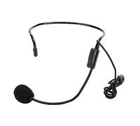 lyrlody Wired Headset Microphone Head Microphone Headset Mic One Way Electret Mic Anti Noise Windshield Clear Sound 3.3 Ft Cable with Ear Hook for Lecture Teaching Speech