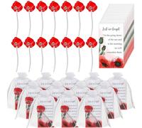 Lyrow Red Poppy Lapel Pin Badges for Remembrance Day, Clothing Lapel Pins, Remembrance Day Card Badges for Clothes, Bags, Hats, Metal, No Gemstone