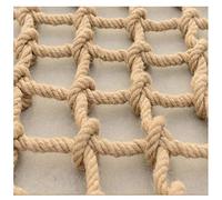 LYRWISHLTD Hemp Rope Net Climbing Net Rope Netting Indoor Giant Mesh Heavy Duty Climbing Mesh Nets Netting Cargo Nets Garden Netting Woven Rope Outdoor Decorative Jute Hemp Netting